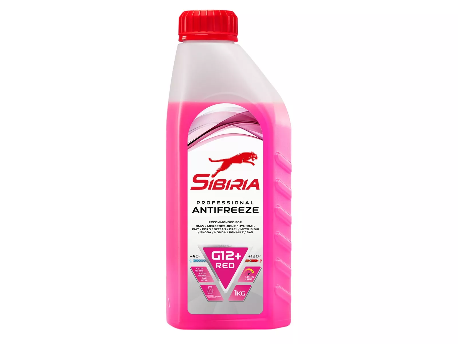 Антифриз A-40 SIBIRIA G-12+  красный  (1кг)