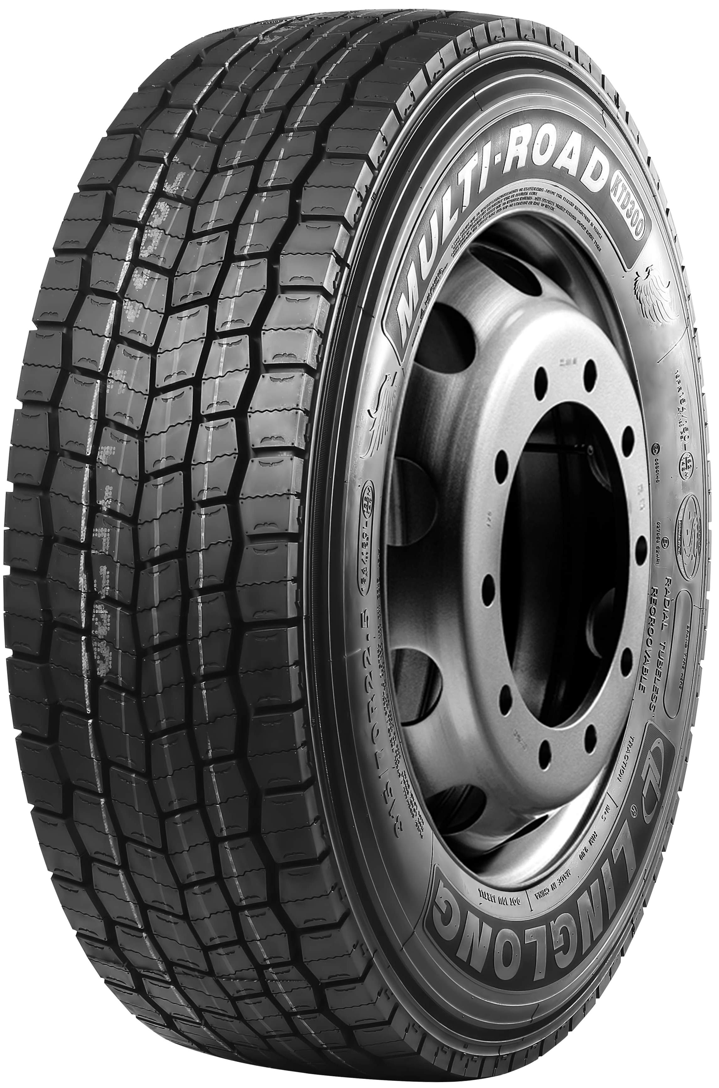 Автошина LINGLONG 315/80R22.5 KTD300 156/150L TL 20PR (на ведущую ось) 