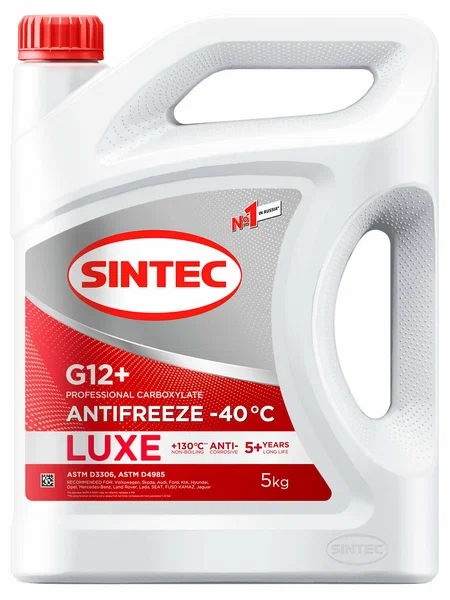 Антифриз  Sintec LUXЕ (красный) G12 5кг.